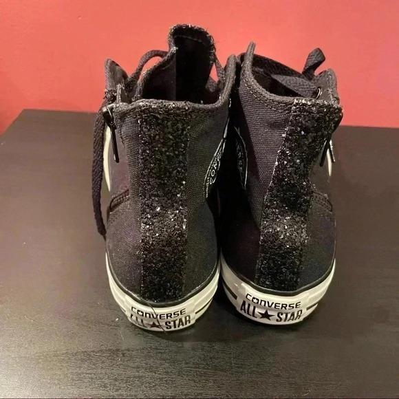 Black Converse with glitter New - Picture 6 of 11